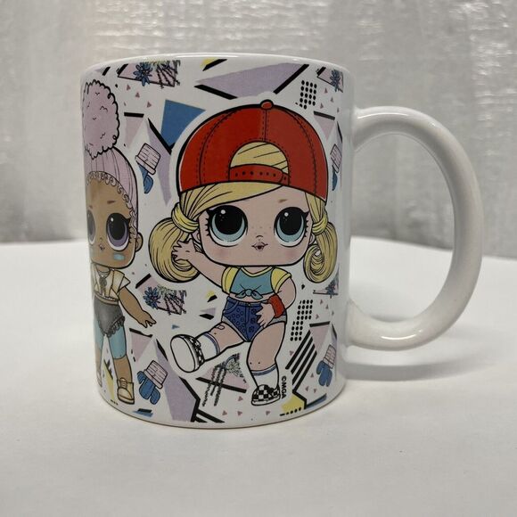 LOL‎ Surprise! OMG Dolls Coffee Mug White Ceramic Collectible Gift - Picture 1 of 8